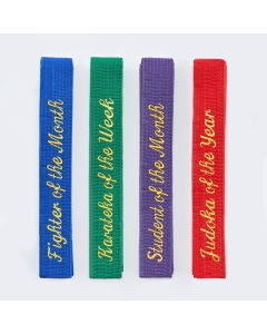 Blitz Personalised Student Belt - Premade Reward