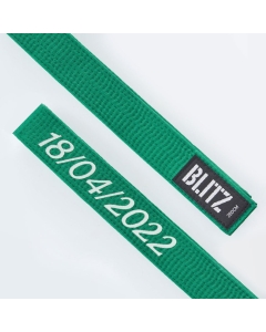 Blitz Personalised Student Belt - Grading Date