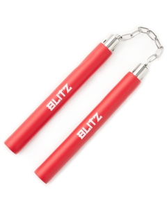 Blitz Red Foam Ball Bearing Nunchaku : BLI399