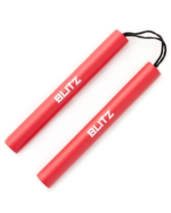 Blitz Red Foam Cord Nunchaku : BLI400